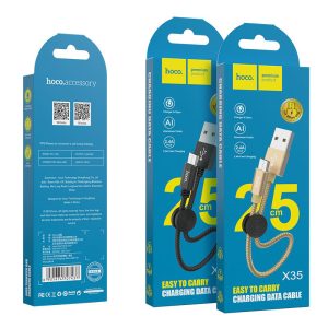 کابل شارژ پاوربانکی میکرو Micro USB هوکو مدل X35