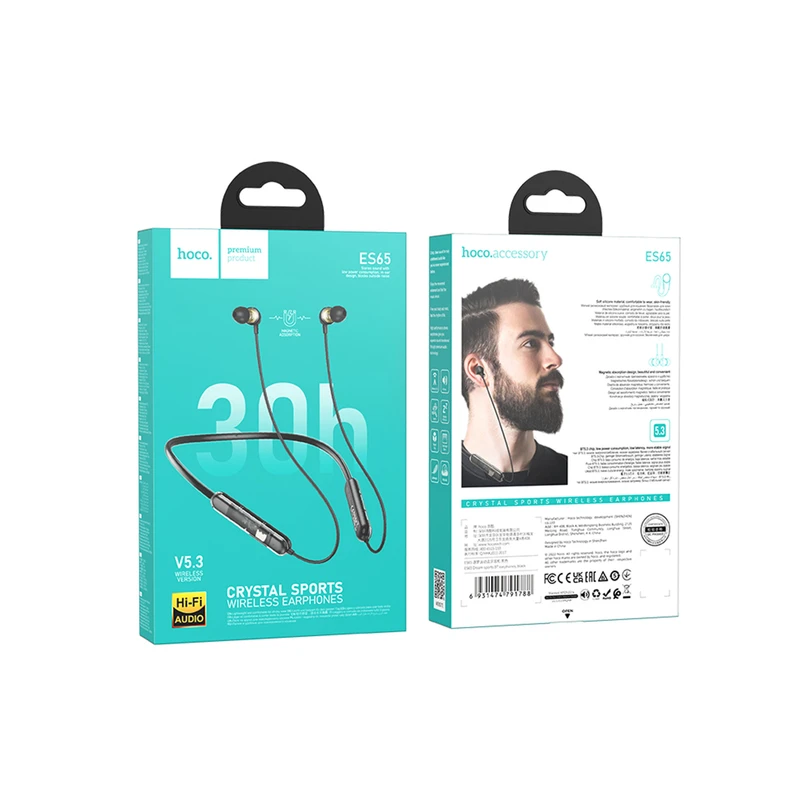 هندزفری بلوتوث گردنی هوکو مدل ES65 هندزفری بلوتوث گردنی هوکو مدل ES65